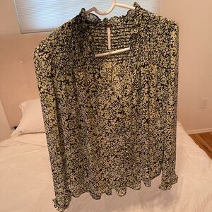 Free People Button Down Blouse